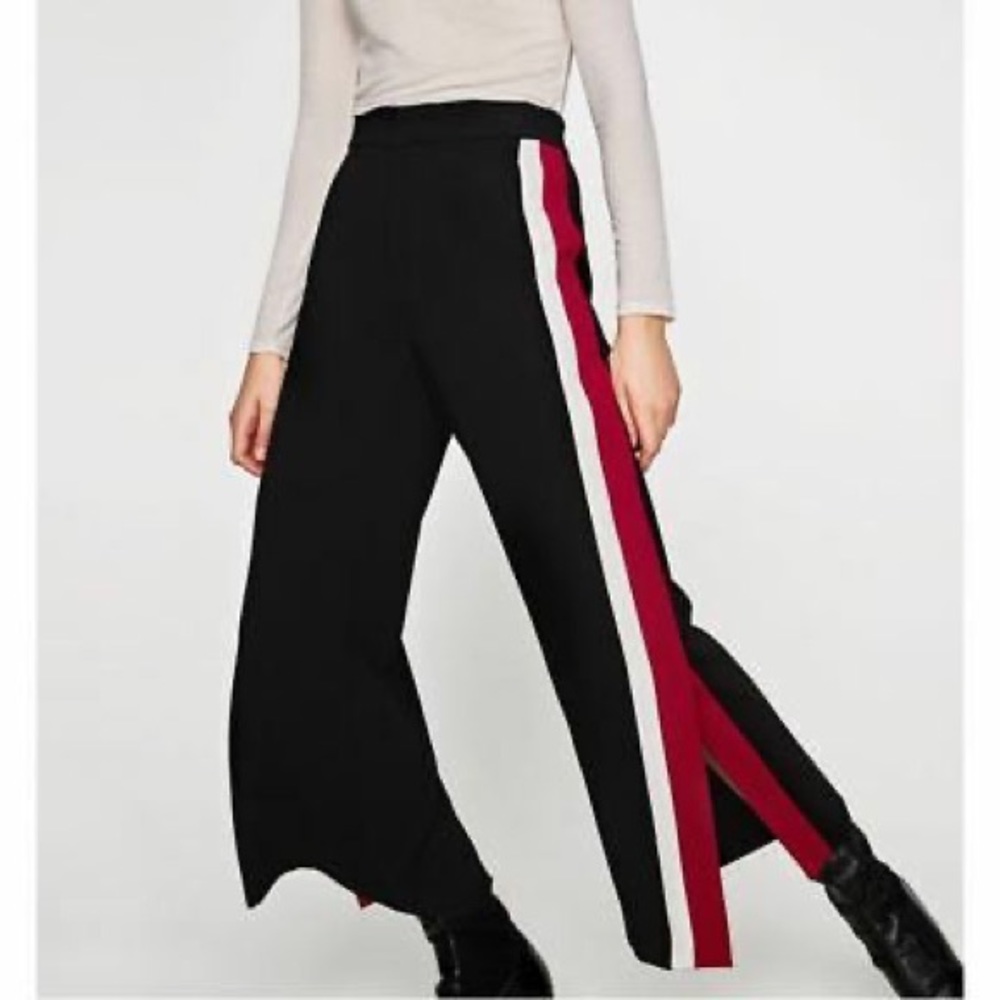 Zara Side Stripe with Slit Pants